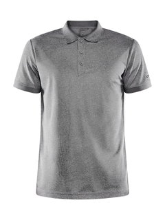 Craft Sport-Polo Core Unify (funktionelles Recyclingpolyester) dunkelgrau meliert Herren